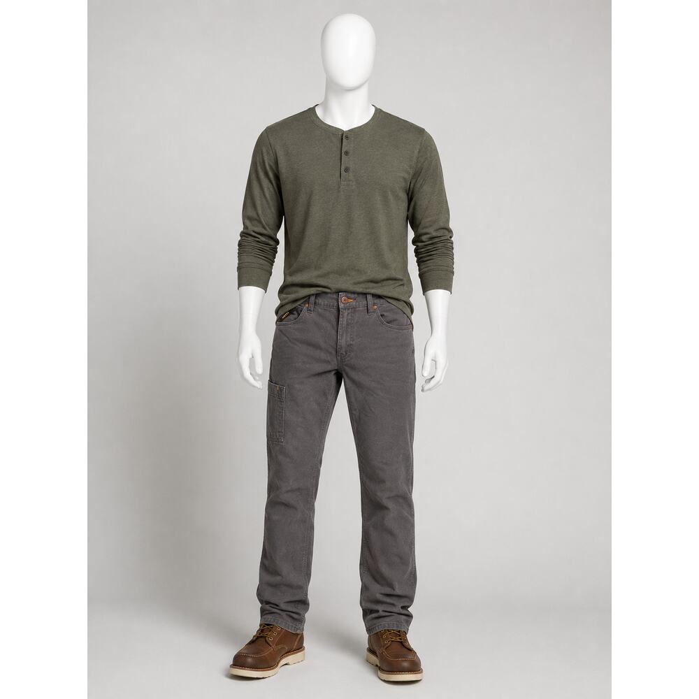 Ariat Rebar M7 Slim Straight Work Pants Gray 38x30 Stretch Utility Durable